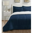 thumbnail image 3 of Home Classic Collection Micro Mink Sherpa Convertible Comforter Set, 3 of 6