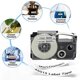 thumbnail image 3 of 6 Pcs 9mm Label Ribbon For -120 -e300 -60 -100 Kl750b Kl820 Kl750 Kl7200 Label Printer Tape Thermal, 3 of 5