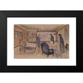 thumbnail image 2 of Edvard Munch 24x16 Black Modern Framed Museum Art Print Titled - Scene of Ibsen's ‘Ghosts’ (1906), 2 of 5