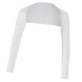 thumbnail image 4 of 2x Elegante De Una Pieza De Manga Larga Cubierta De Brazo Encogimiento De Hombros Hijab Musulmán Blanco Sunnimix Encogimiento de hombros musulmán, 4 of 8