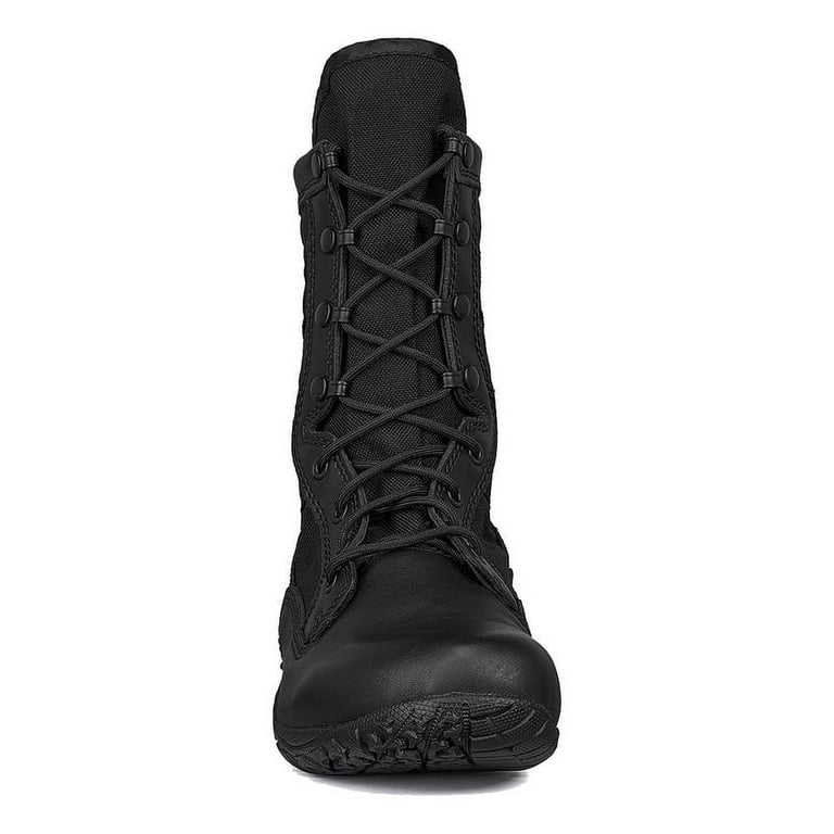 Mens Belleville Tactical Research Black Leather Mini Mil Boots 7.5 W Minimalist Amazon.com: Belleville Mini-Mil TR102 Minimalist Boot - Zero  main image 2