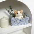 thumbnail image 4 of Klon Quilted Fabric Storage Floral Baby Caddy Quilted For Nursery Bedroom Storage, 4 of 6