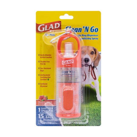 UPC: 0742797857022 | Glad Clean & Go Waste Bag Dispenser + Hand Sanitizing Spray All-in-One