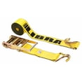 thumbnail image 1 of (2) LIBRA 4" X 30' Ratchet Strap W/ J Wire Hooks Flatbed Truck Trailer Tie Down 5400 LB, 1 of 1