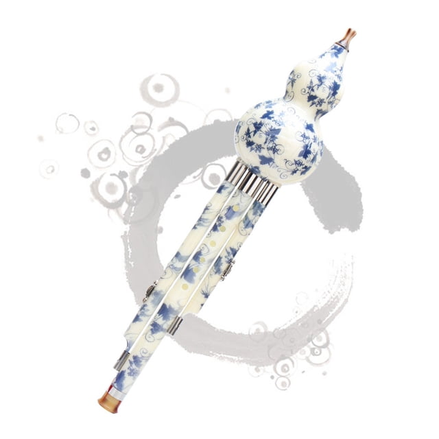 COOPHYA Instrument en Porcelaine Synthétique Gourde Instrument de Musique Traditionnel Chinois Couleurs Assorties