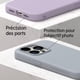 thumbnail image 3 of Funda compatible con [iPhone 14] | SolidSuit - Estuche delgado con tecnología de absorción de impactos y acabado mate premium - Lila Púrpura, 3 of 5