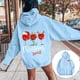 thumbnail image 2 of WILLBEST Sudadera de Mujer con Estampado de Letras, Sudadera con Capucha de Manga Larga y Bolsillos, Talla 65 Grande, 2 of 7