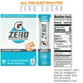 thumbnail image 2 of Gatorade G Zero Sports Drink Glacier Freeze, Powdered Energy Drink Mix, 0.10 oz,  10 Count Packets, 2 of 6