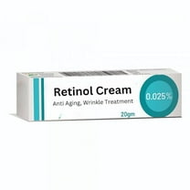 Retinol 0.025 Cream Vitamin A Repairs Fine Lines & Wrinkles, Scar Treatment, Age and Sun Spots, Anti-Aging Formula, 20g