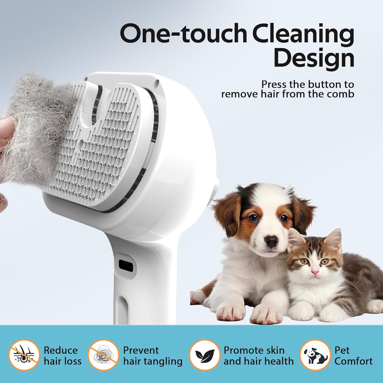 CYYI Electronic Mist Spray Deshedding Brush photo 5
