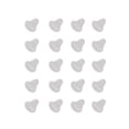 thumbnail image 1 of Minnieouse Pendientes de plástico transparente para mantenimiento de agujeros hipoalergénicos a la moda de 20 piezas Ropa, zapatos y accesorios Miscelánea 20 uds/tuerca transparente Minnieouse AP018187-04, 1 of 6
