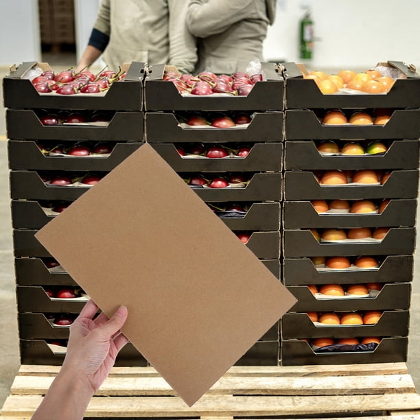 TABLETREANDS 50Ud Hojas De Cartón Para Cajas De Mudanza Fácil Corte Y Organización En Color Marrón Claro