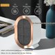 thumbnail image 4 of consumo de energía de 1200 W, calentador de habitación de cerámica compacto, calentador eléctrico con configuración de 2 velocidades e interruptor de enchufe del Reino Unido, 4 of 5