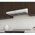 thumbnail image 3 of Slim S3DW 30 in. 325 CFM Non-vented White Under Cabinet Range Hood, 3 of 5