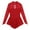 Red, variant on iiniim Women's Girls Turtleneck Long Sleeve Lace Figure Ice Skating Dress Ballet Dance Costume
