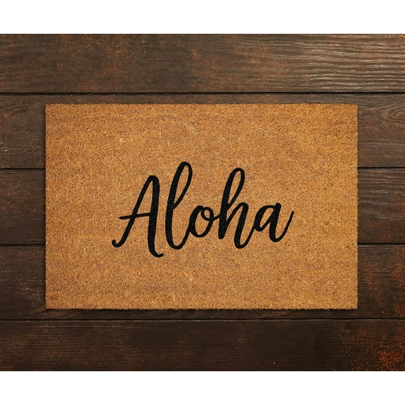 Aloha Mats for Front Door Entry Front Porch Doormat Non-Slip Carpet Rugs Floor Mat Decorative for Home Bathroom Kitchen Indoor 16x24 Inch