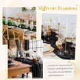 thumbnail image 4 of Black Cheesecloth Table Runner 36x120 Inches 4 Packs Romantic Boho Birthday Table Runner for Birthday Party Decorations Graduation Ceremony Decor, 4 of 15