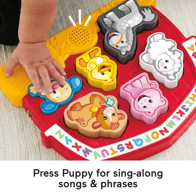 Fisher Price Laugh Learn Farm Animal Puzzle Shape Sorting Baby