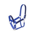 thumbnail image 2 of Tough 1 Premium Nylon Halter with Overlay, Royal Blue, Draft, 2 of 2