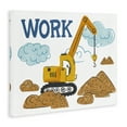 thumbnail image 4 of Stupell Industries Construction Work Bulldozer Transportation Painting Wrapped Canvas Art Print Wall Art, 20 x 16, 4 of 8