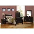 thumbnail image 2 of ACME Louis Philippe III Full Bed in Black, 2 of 2