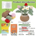 thumbnail image 2 of Crochet Kit For Beginners Bell Orchid Crochet Kit Beginner Crochet Starter Kit For Complete Beginners Adults, 2 of 5