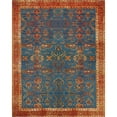 thumbnail image 4 of Unique Loom Outdoor Traditional Collection Area Rug - Legacy (7' 10" x 10' Rectangle Navy Blue/Brown), 4 of 8