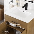 thumbnail image 3 of Eviva Graham 30"W x 19"D Oak Bathroom Vanity with White Porcelain Countertop and Integrated Sink, 3 of 11