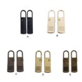 thumbnail image 3 of Langgg Zipper Sliders Pull Extension Instant Cloths Mend Fixer Repair DIY sewing Tools Spring Handle Pull Tab Zipper Head Backpack White Gold, 3 of 6