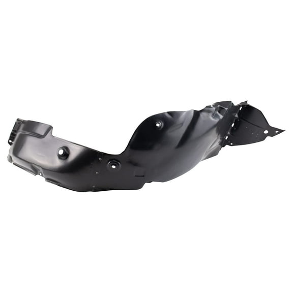 TRQ Front Right Inner Fender Liner Black Passenger Side Fits Select 2012-2013 Hyundai Veloster HY1249155