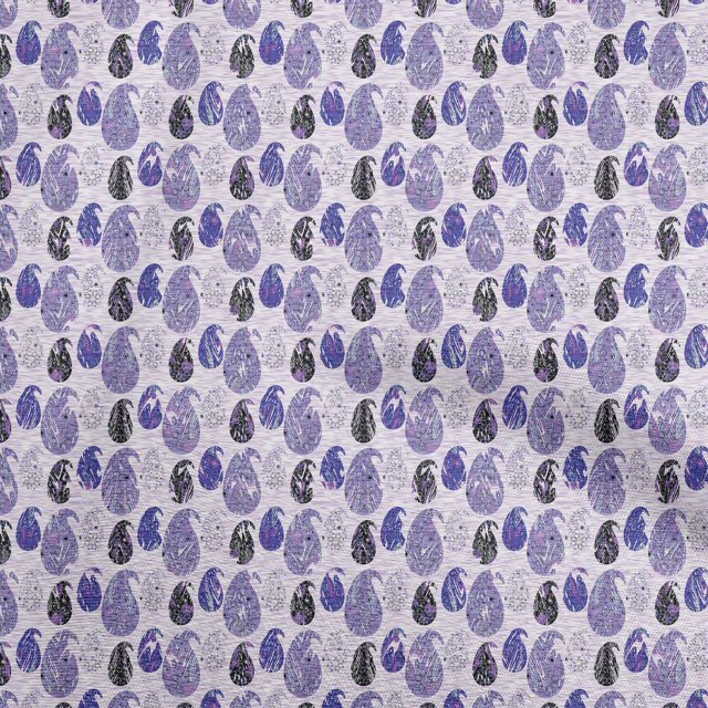 oneOone Tissu en Coton Flex Violet Matériau de Robe Tissu Imprimé Tissu au Mètre 40 Pouces de Large-Ue