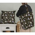 thumbnail image 5 of Soimoi Brown polyester Crepe Fabric Unicorn & Floral Printed Fabric 1 Yard 42 Inch Wide, 5 of 5