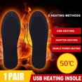 thumbnail image 1 of Fiudx Plantillas Calefactables, Calentadores de Pies Recargables Por Usb, Almohadillas Cómodas con Forro de Fibra de Carbono, Diseño Recortable para Un Ajuste Perfecto, Ideal para Deportes de Inviern, 1 of 4