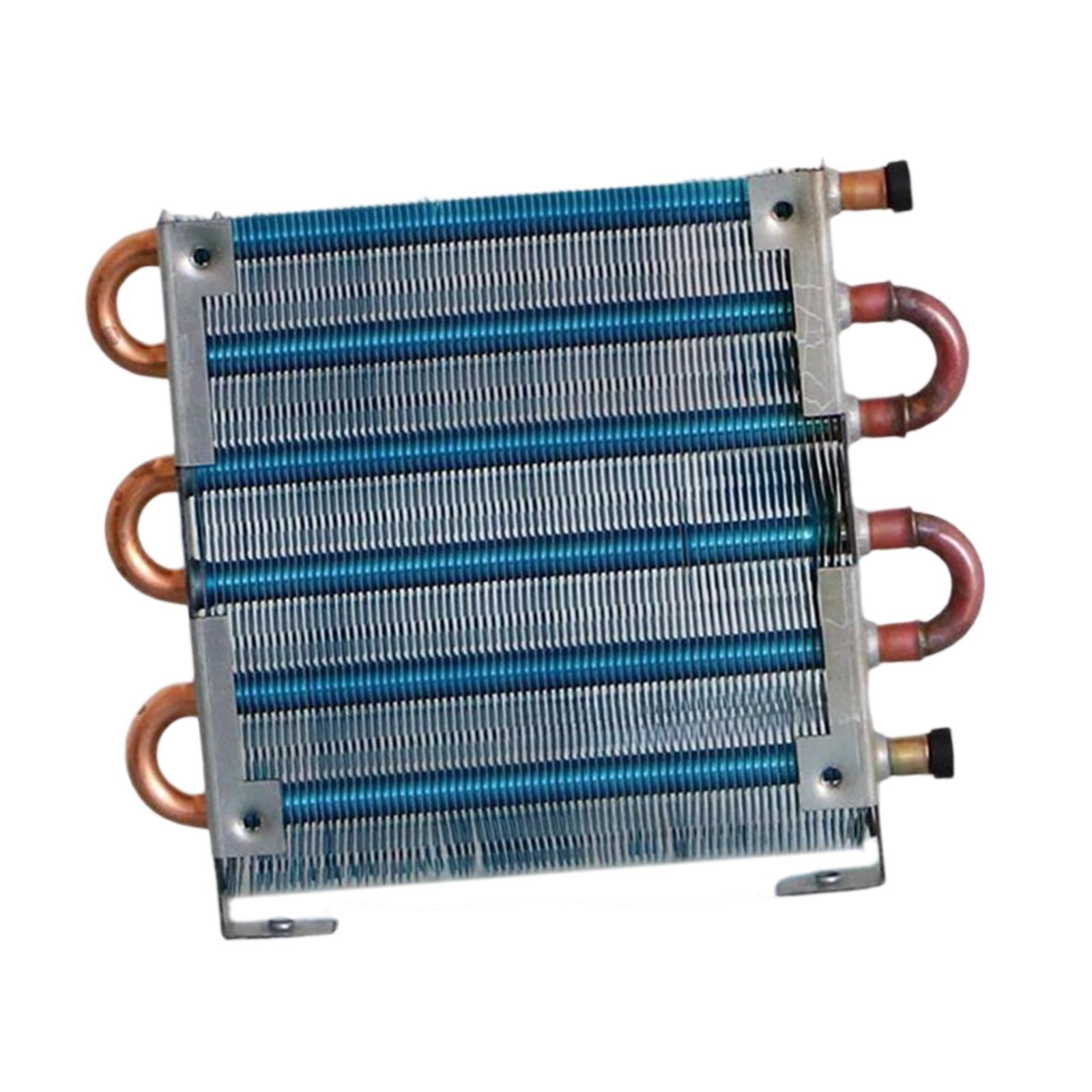 Refrigerator Condenser Copper Tube Aluminum Fin Compact Easy to Install Air Cooled Radiator for DIY Freezer Replacement