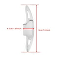 thumbnail image 2 of Steering Wheel Paddle Shifter Extension For Ford Explorer 20-23 Aluminium Silver, 2 of 13