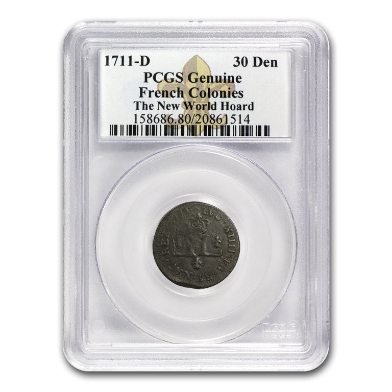 1711-D France Billon 30 Deniers Louis XIV Genuine PCGS - Walmart.com