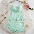 thumbnail image 6 of GUACER Pajama Sets for Women Lace Trim Camisole with Shorts - Soft Stretch Knit Sleepwear for Bed & Lounge, 6 of 6
