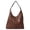 Brown, variant on Stylago Slouchy Hobos Bags for Women Retro Leather Handbag Shoulder Tote Bag Work Travel Button Soft Purses with Adjustable Strap Brown