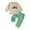 hwj# Khaki246, variant on Huowey Toddler Girls Outfit Sweatsuit Farm Animal Embroidered Long Sleeve Round Neck Pullovers And Plaid Pants Casual Two Piece Tracksuit Girls Cute Clothing Set,Khaki,2-3 Years
