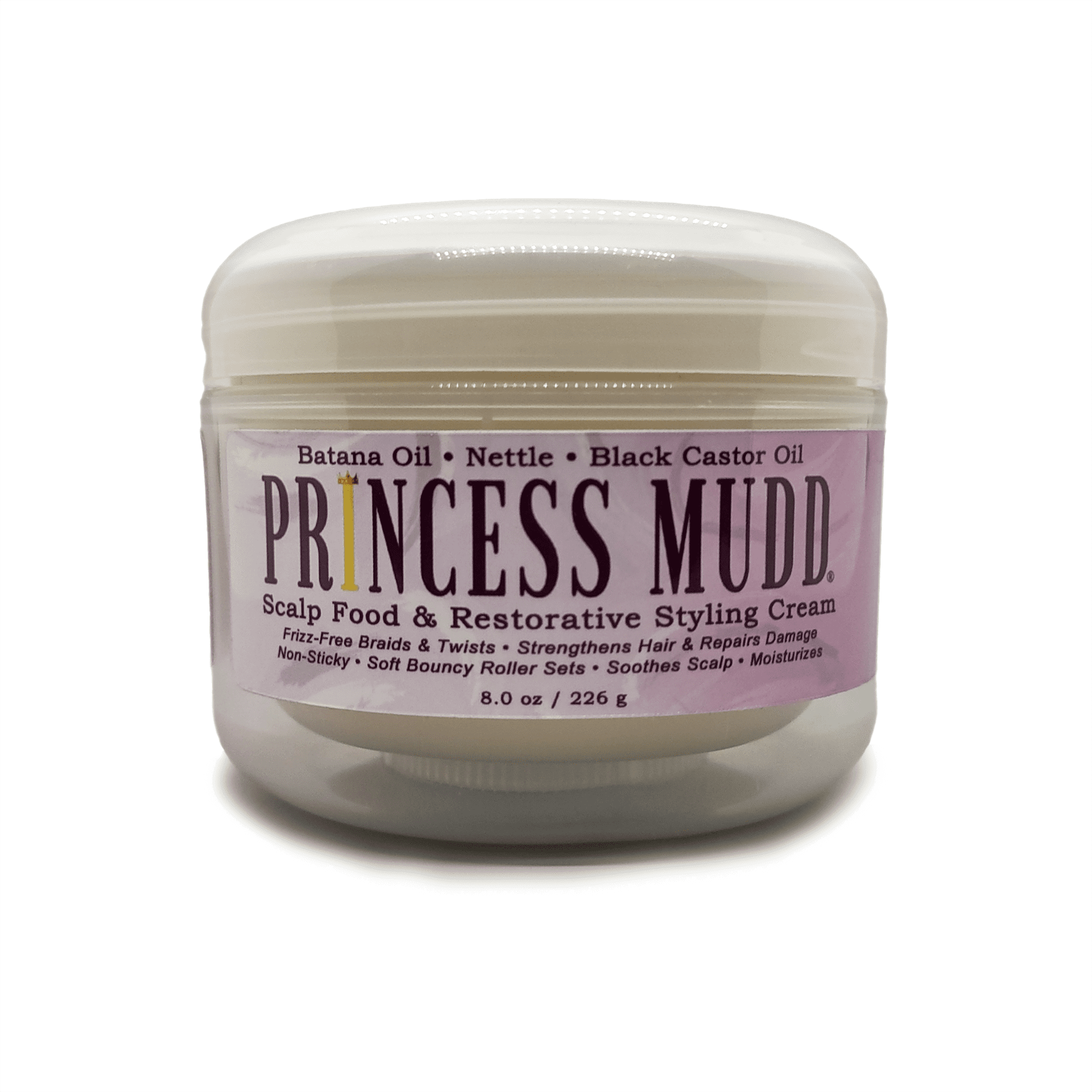 Princess Mudd Scalp Food & Restorative Styling Cream with Batana Oil, Nettle, and Jamaican Black Castor Oil (8oz) Princess Mudd Scalp Food & Restorative Styling Cream with Batana Oil, Nettle, and Jamaican Black Castor Oil (8oz)