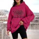 thumbnail image 2 of WILLBEST Sudaderas de Mujer con Capucha y Estampado Navideño Grande, 2 of 4