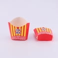 thumbnail image 4 of 100Pcs Paper Chips Box Disposable Fries Holder Portable Snack Food Box Case Snack Packaging Supplies for Home Shop (Star Pattern), 4 of 8