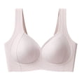 thumbnail image 3 of Afdoent Bras for Women Seamless Soft Support T Shirt Bra for Full Coverage Sagging Comfort Wireless Unlined Pullover Bralette, 3 of 3