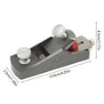thumbnail image 3 of Christmas Decorations Mini Aluminum Woodworking Hand Plane Diy Carpenter Tool European Style Edge Planing & Trimming Plane for Woodworking Projects, 3 of 9
