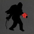 thumbnail image 2 of CafePress - Valentine Sasquatch Maternity T Shirt - Maternity Dark T-Shirt, 2 of 3