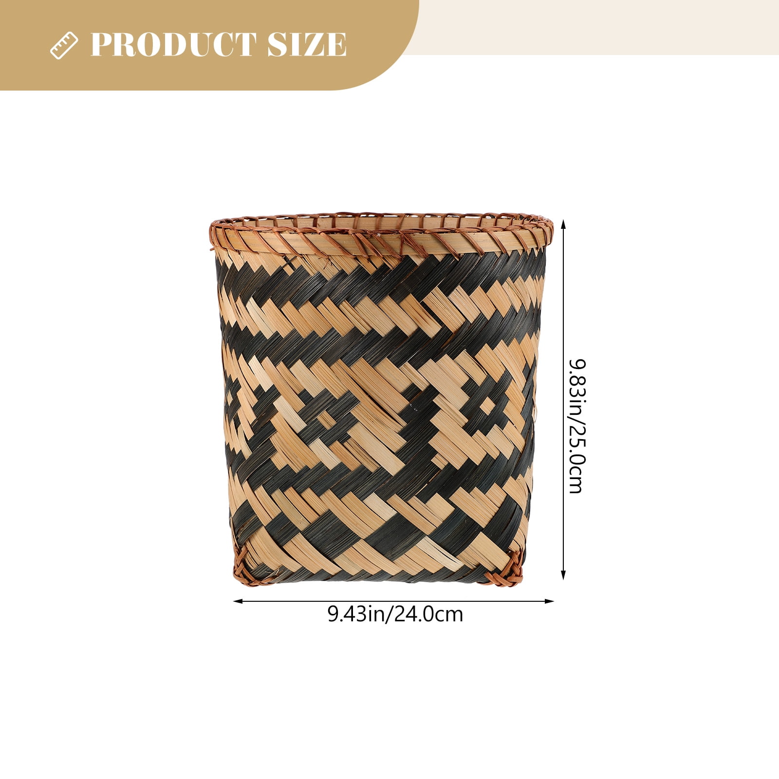 Synthetic Woven Storage Basket for Home and Family Use, Assorted Colors, and Stylish 1PC Organizer