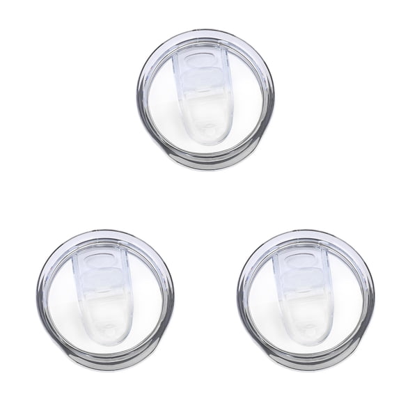 3PCS 20oz Tumbler Replacement Lids, Plastic Splash Cover Spill Proof Cup Cover, Silicone Sliding Cover,Replacement Lids