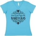 thumbnail image 3 of Inktastic Laissez Les Bon Temps Rouler Mardi Gras Women's V-Neck T-Shirt, 3 of 5