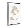 thumbnail image 4 of Stupell Industries Neutral Geranium Florets Botanical & Floral Painting Gray Floater Framed Art Print Wall Art, 21 x 31, 4 of 10