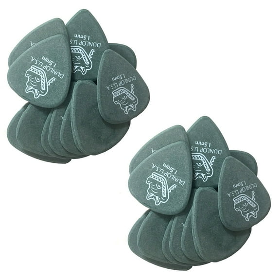Dunlop Guitar Picks  24 Pack  Gator Grip  1.50mm  Extra Heavy - (417P1.50)